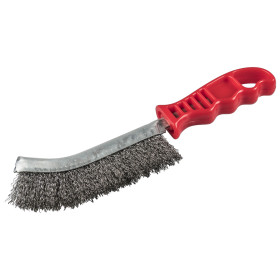 BROSSE A MAIN AVEC POIGNEE EN PLASTIQUE BHP600 FIL INOX ONDULE 0,30