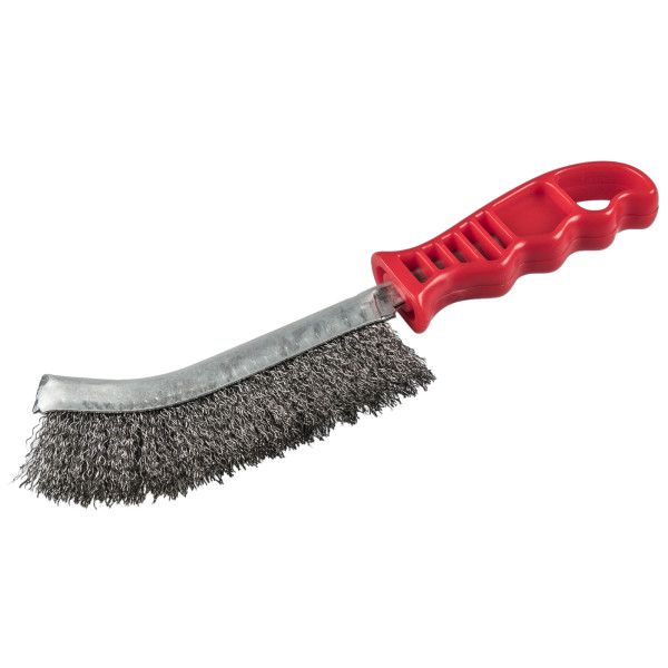 BROSSE A MAIN AVEC POIGNEE EN PLASTIQUE BHP600 FIL INOX ONDULE 0,30