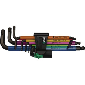 CLE MALE COUDEE 6 PANS MULTICOLOUR / JEU DE 9