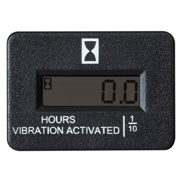 Compteur horaire numérique vibratoire + étiquette entretien