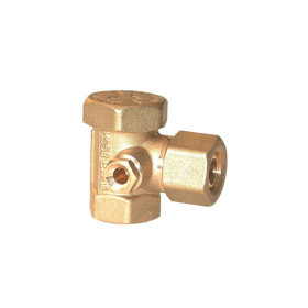 Clapet Anti-retour 1/2"F-Sortie Tuyauterie Cuivre int.Ø12mm, Décompression Ø6mm