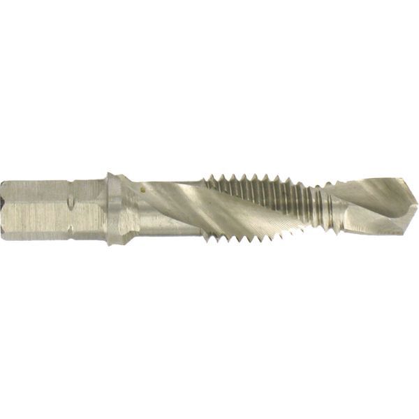 Foret Taraudeur Fraisureur machine Standard HSS -M -Tivoly Norm -Entrée droite -Queue hexagonale. (Etui plastique) / Ø: 6 X 1