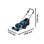 Tondeuse à gazon sans fil BOSCH GRA 18V2-46