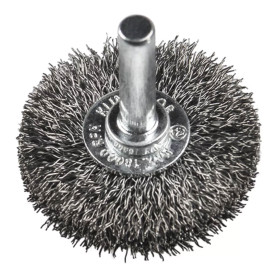Brosse circulaire sur tige fil ondulé BRS 600 W