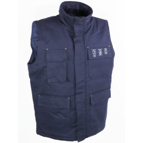 Gilet ignifugé tissu retardateur de flammes 350 g/m²