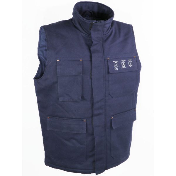 Gilet ignifugé tissu retardateur de flammes 350 g/m²