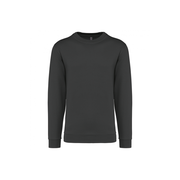 SWEAT-SHIRT COL ROND COTON/POLY 280GR DARK GREY