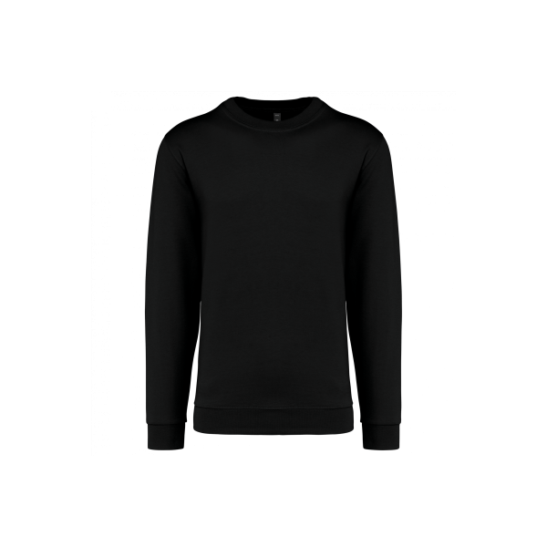 SWEAT-SHIRT COL ROND COTON/POLY 280GR NOIR