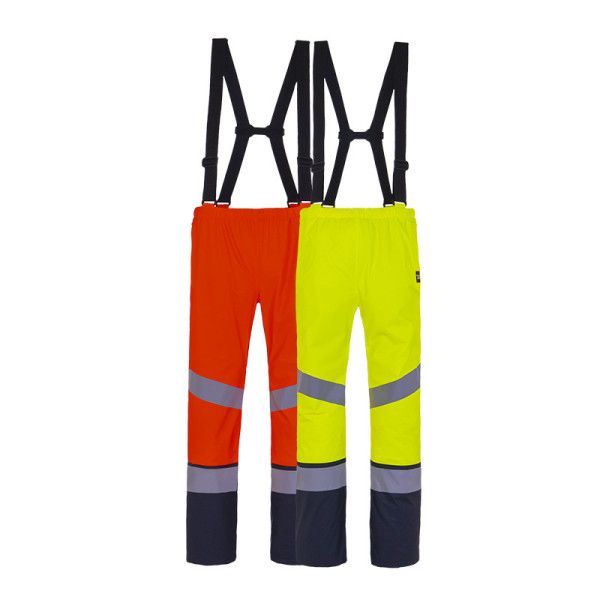 PANTALON DE PLUIE ORANGE BERMUDES