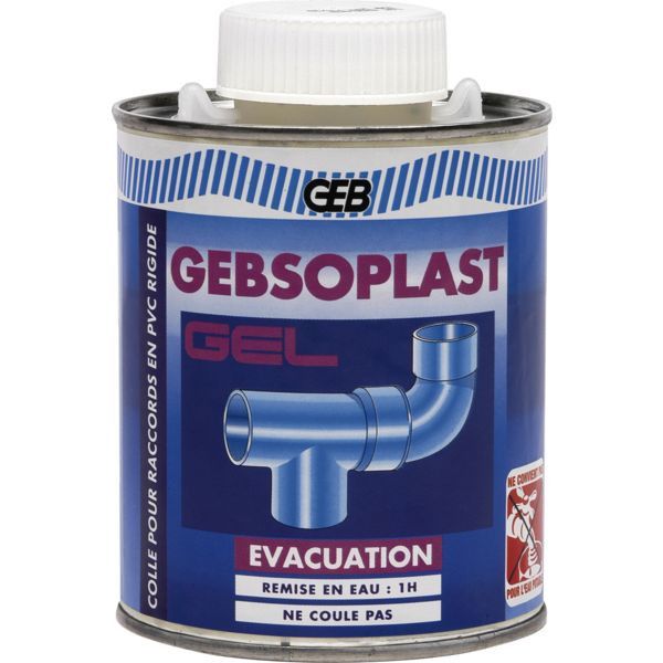 COLLE GEL GEBSOPLAST BOITE AVEC PINCEAU 250 ML