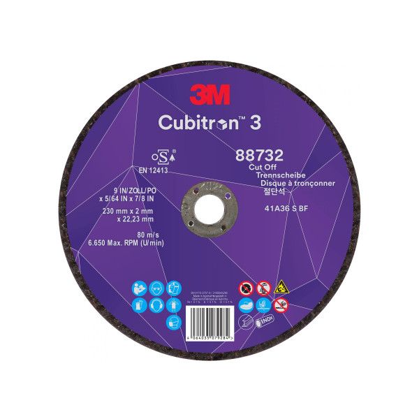 DISQUE A TRONCONNER CUBITRON 3 230X2X22.2