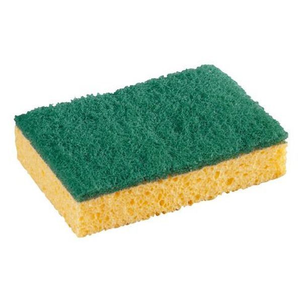 ÉPONGE GRATTANT VERT 110 x 70 x 23 mm  (PAQUET DE 2)