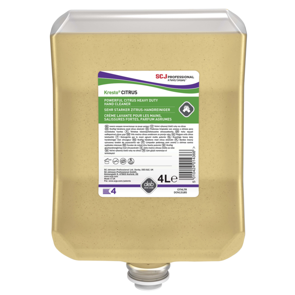 Crème lavante d’atelier KRESTO CITRUS Cartouche de 4L