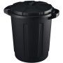POUBELLE PLASTIQUE 80L COUVERCLE PLAT