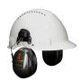 Coquilles antibruit 3M™ PELTOR™ Optime™ II, vert, monté sur casque, H520P3E-410-GQ