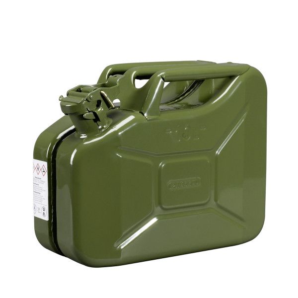 Jerrican en tôle pour carburant - 10 litres