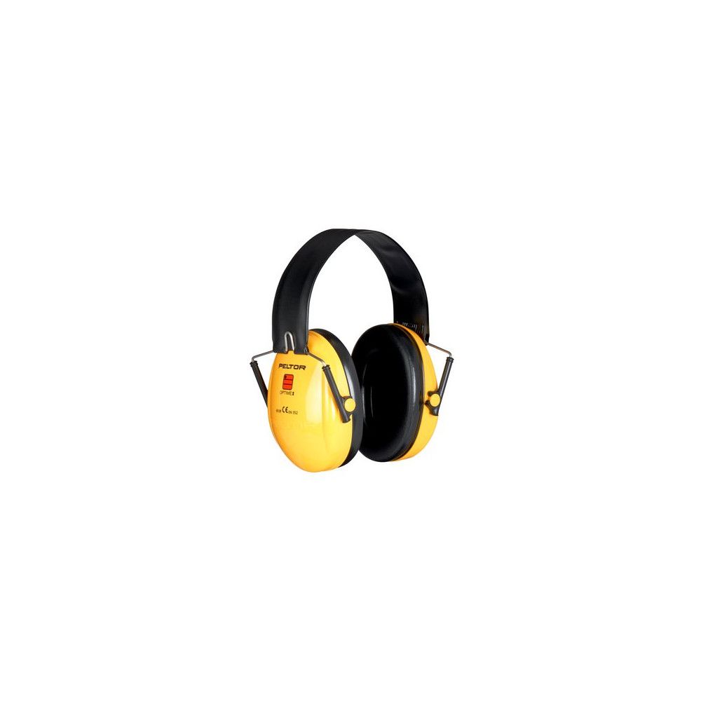 Kerbl 34725 Casque Antibruit Avec Radio FM Jaune - Protection Auditive Confortable Et Puissante