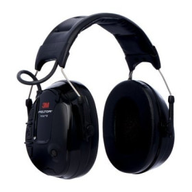 Casque fin 3M™ PELTOR™ ProTac™ III Slim, 26 dB, coques fines, noir, serre-tête, MT13H220A