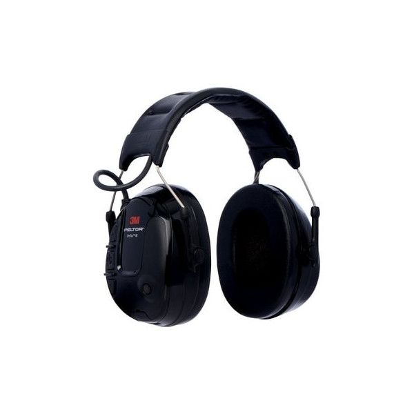 Casque fin 3M™ PELTOR™ ProTac™ III Slim, 26 dB, coques fines, noir, serre-tête, MT13H220A