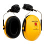 Coquilles antibruit 3M™ PELTOR™ Optime™ I, jaune, monté sur casque, H510P3E-405-GU