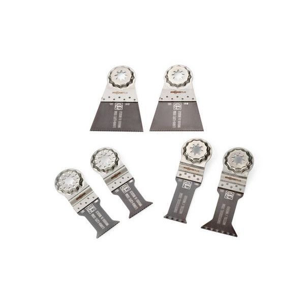 COFFRET 6 LAMES  E-CUT STARLOCK BOIS/METAL