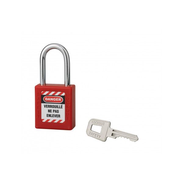 Cadenas de consignation 20 x 38 x 6 mm - ROUGE