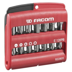 Coffret de 28 emboust de vissage FACOM E.120PB