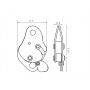 BLOCKER, Antichute compact coulissant sur corde tressée, multi-usage