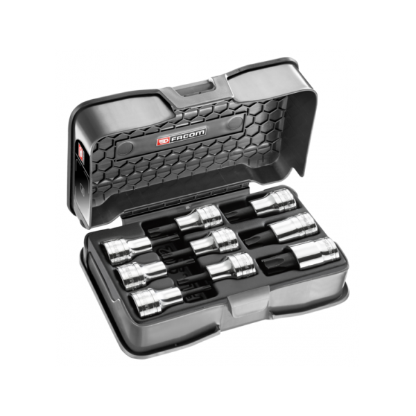 COFFRET DE DOUILLES TOURNEVIS TORX 1/2" TX20-60 - FACOM AMEX.3APB