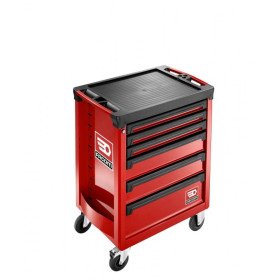 Servante d'atelier FACOM ROLL 6 tiroirs 3 modules par tiroir rouge - FACOM ROLL.6M3APF