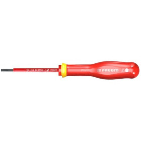 Tournevis Protwist plat 3.5x100 isolé 1000V - FACOM AT3.5X75VE