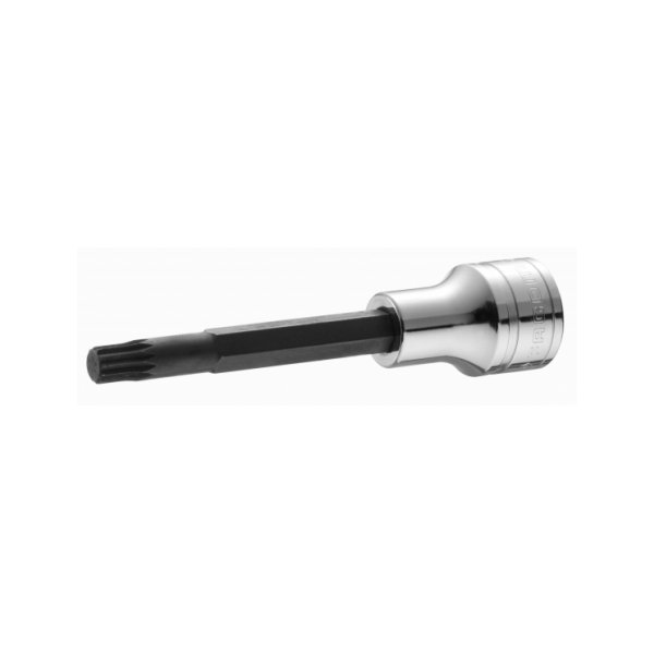 Douille tournevis 1/2" embout long  à denture multiple XZN M10mm - FACOM SV.10LB