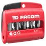 Jeu mixte de 10 embouts 1/4" - série 1 - 25 mm + porte-embouts - N°2 - FACOM E.111PB