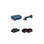 Meuleuse BOCH GWS 18V-10 P avec 2 batteries 5Ah et chargeur