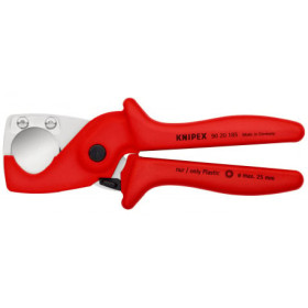 Pince coupante PlastiCut pour tubes flexibles et gaines renforcés 185 mm KNIPEX