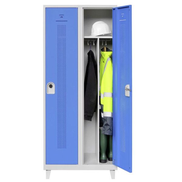 Vestiaire monobloc soudé industrie salissante norme NF
