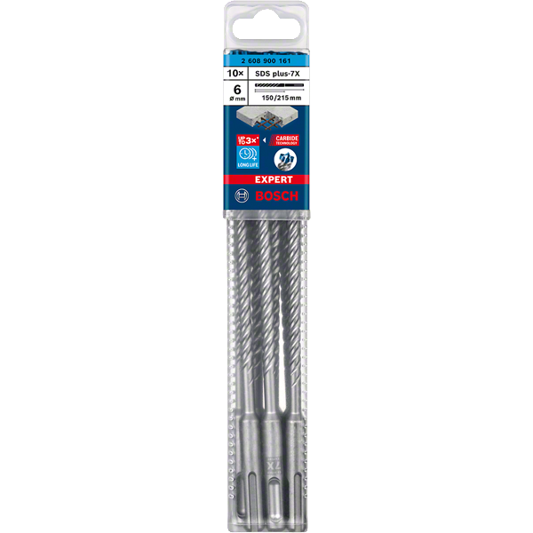 FORET SDS PLUS-7X 6X150X215 BOITE DE 10