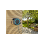 Dévidoir mural automatique bleu turquoise RollUp M/L 25m Gardena