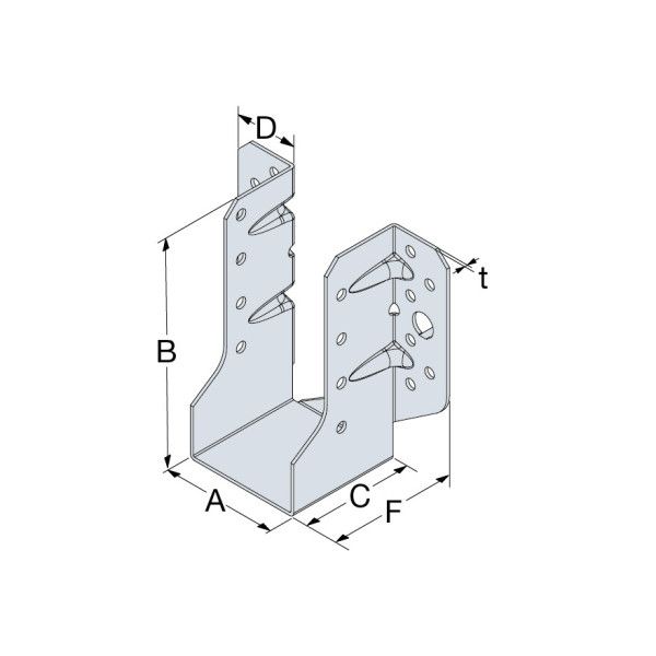 Sabot à ailes extérieures SBE - SIMPSON