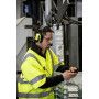 Casque 3M PELTOR WS ALERT X, supports jaune vif, serre-tête, compatible avec l'application mobile
