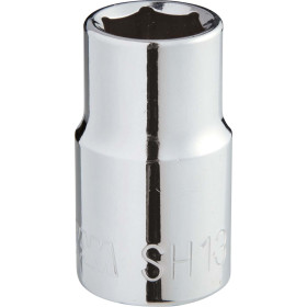 Douilles courtes 1/2" 6 pans métrique  - SAM SH