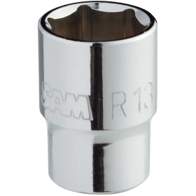 DOUILLE 1/4'' 6 PANS METRIQUE - SAM R-