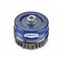 Brosse coupe diamètre 80 mm en acier torsadé Filetage M14