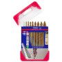 Coffret de 10 forets métaux HSS taillé meulé revêtus FUSIO affûtage Tivoly Smart Point Ø 1 à 10mm