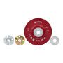 PLATEAU MEULEUSE 125 PR DISQUES FIBRES CUBITRON II