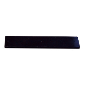 1000 cales plates en polyéthylène noir 100x24x2 mm