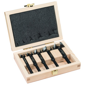Coffret de 5 mèches à façonner « Forstner » 15 20 25 30 35 mm