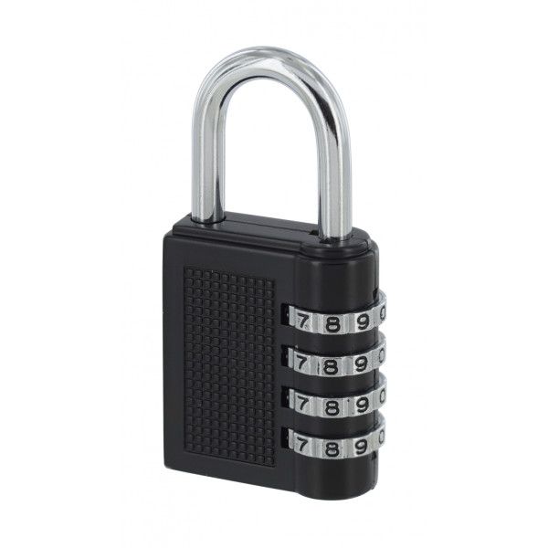 Cadenas à combinaison Compact, 4 chiffres, usage intérieur, anse acier, 40mm