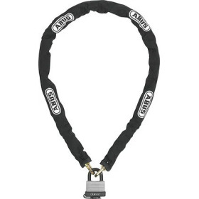 ENSEMBLE CHAINE CARRE 6MMX 90CM + CADENAS GAINE ABUS