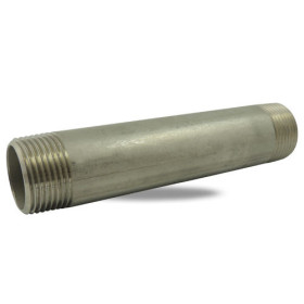 Mamelon tube Male/Male INOX 150mm